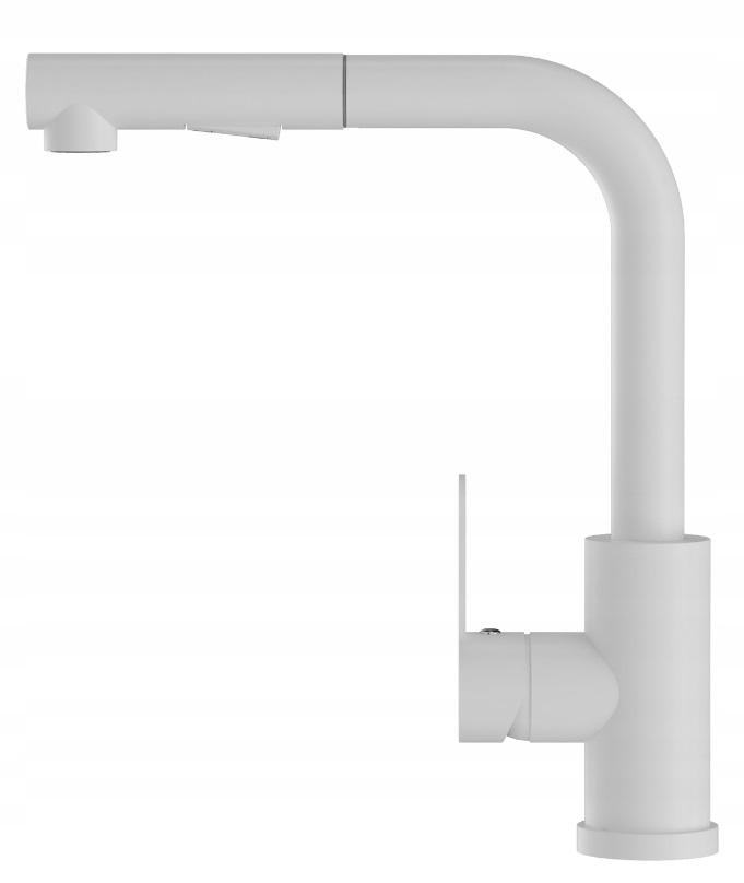 Graniteland Celeste Kitchen Faucet White with Pull-Out Spout and Dual-Function Hand Shower 1208969526