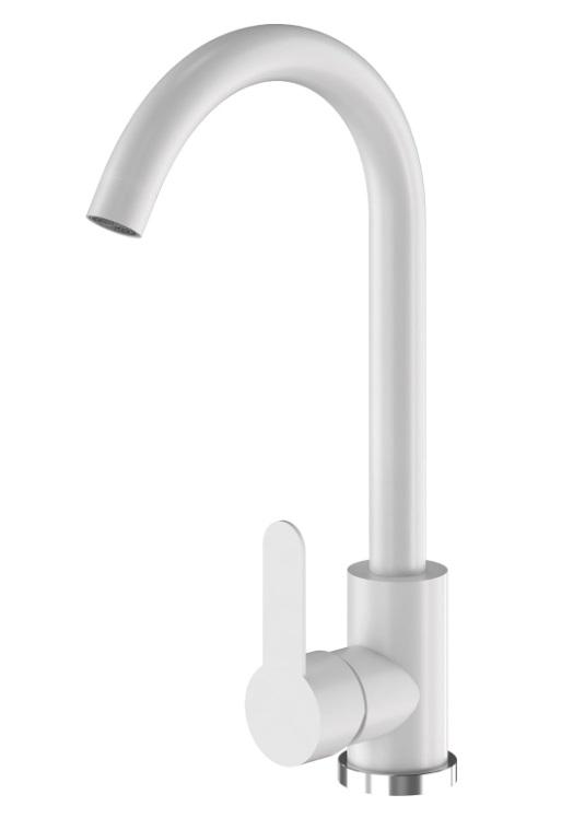 Graniteland Veritas Kitchen Faucet White with Swivel Spout 1208969531