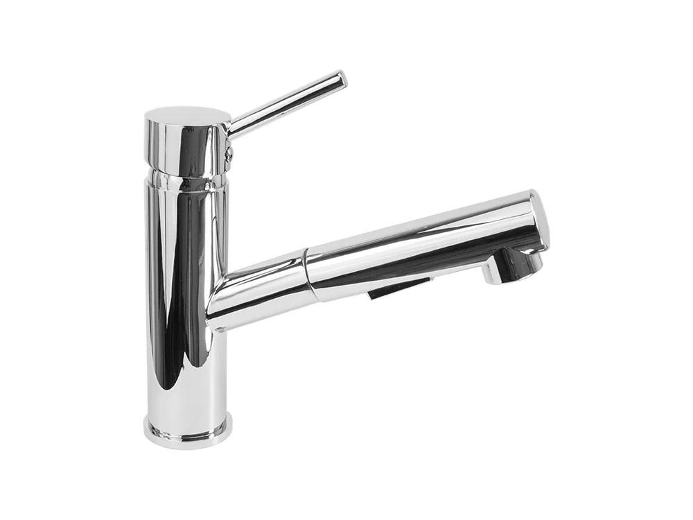 Graniteland Ceres Kitchen Faucet Chrome with Pull-Out Spout and Dual-Function Hand Shower 1208969535