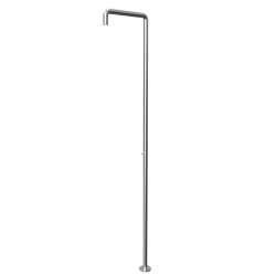 WaterEvolution Flow shower column with mixer knob stainless steel T146IE