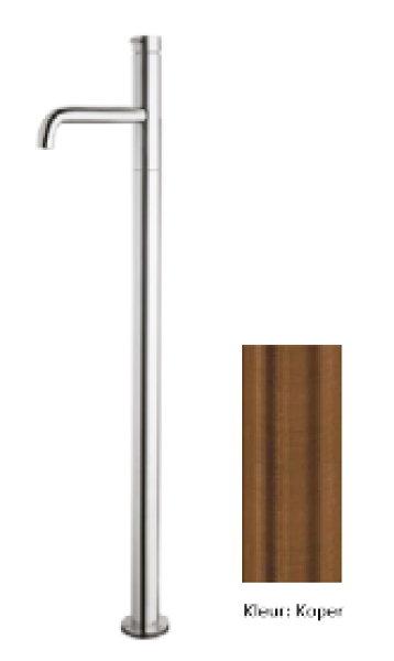 Waterevolution Flow freestanding bath faucet copper T134CPE