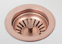 PB classic copper drain set for a kitchen sink with a lockable basket strainer 1208969738