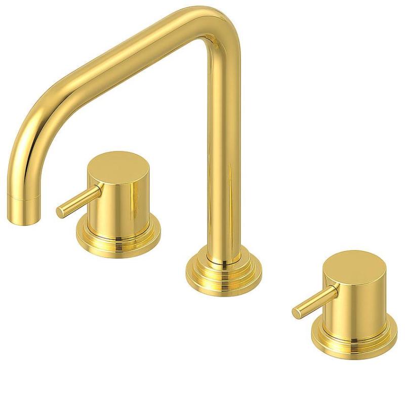 Waterevolution Flow 3-hole angled kitchen faucet with swivel spout and filtered water connection brass T152HLE