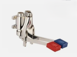 PB Pedal Line Double Foot Pedal Mixer Tap Chrome for Wall Mounting 1208969759