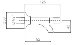 PB Garden Tap with Front Button 1208969796