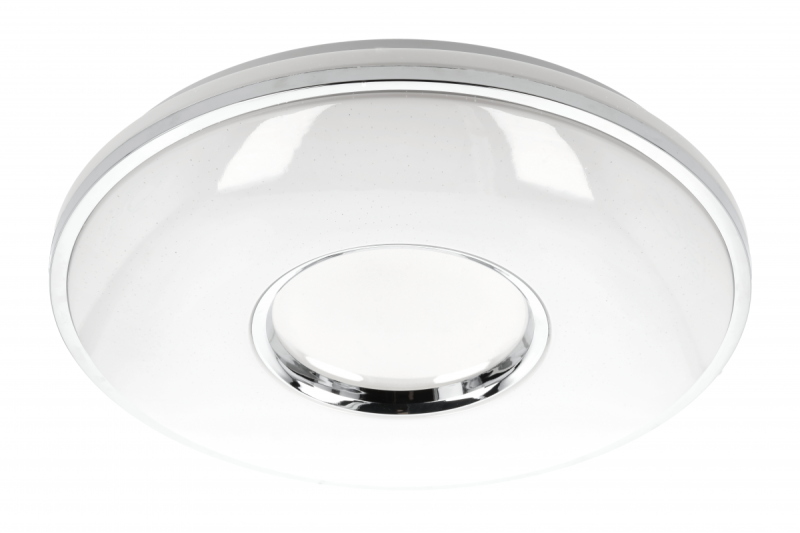 SORI LED ceiling lamp, Ø490mm, CCT, 48W, 3840lm, AC180-250V, 50/60 Hz, PF>0,9, IP54, remote control, white,3y