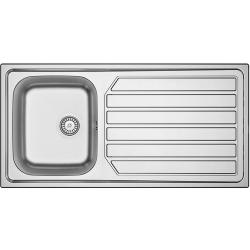 Banka Centurio 100-34 Stainless Steel Sink top-mounted 100x50cm with Draining Area 1208970033