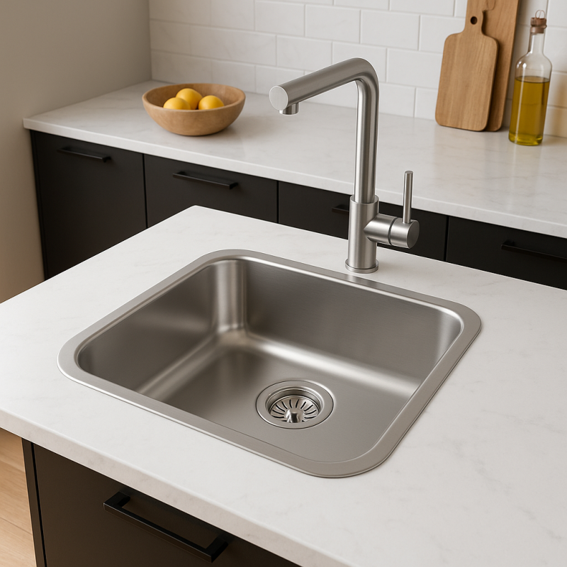 Banka IB4040 Stainless Steel Sink 40 x 40 cm Surface Mount and Flush Mount 1208970040