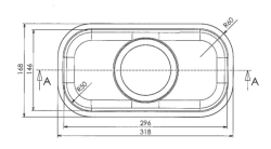 Banka IB1530 Stainless Steel Sink 146 x 296 mm Undermount 1208970041