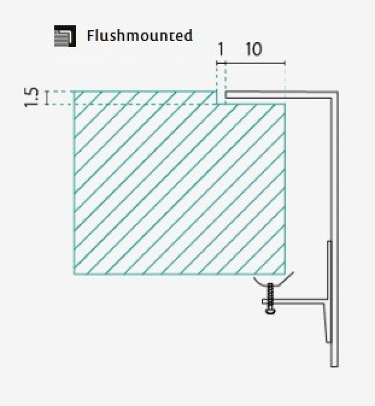 Banka IB1530 Stainless Steel Sink 168 x 318 mm Top Mount and Flush Mount 1208970043