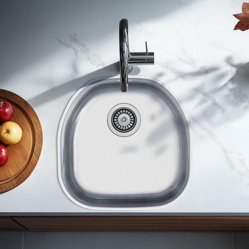 Banka Denver Stainless Steel Sink 41 x 41 cm Under-counter 1208970049