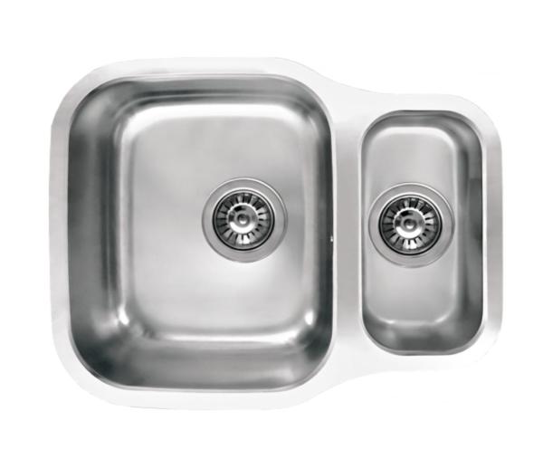 Translation: Banka Alaska Stainless Steel 1.5 Undermount Sink 524 x 400 mm 1208970064