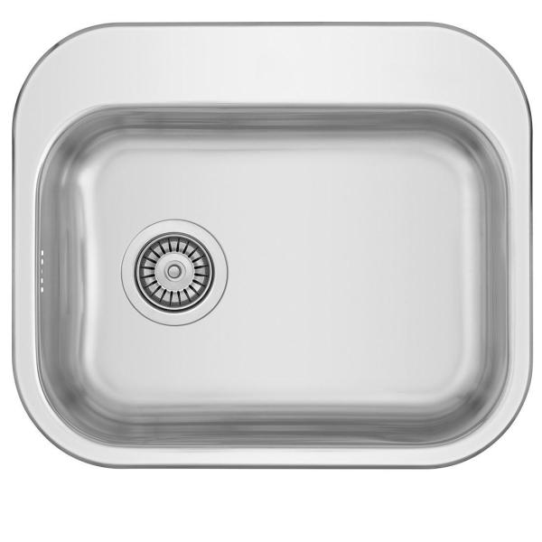 Banka Boston Stainless Steel Sink 54 x 46 cm Surface-Mounted with Tap Hole 1208970068