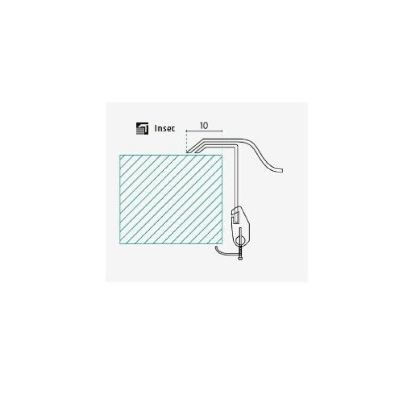 Detroit Stainless Steel Sink 635 x 559 mm Top Mount with Faucet Hole 1208970077