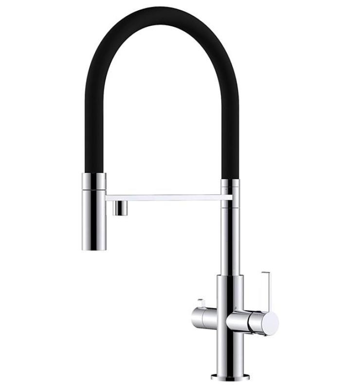 Ausmann Claridge 3-Way Kitchen Mixer Tap with Flexible Spout and Filtered Water – Chrome - 1208970091