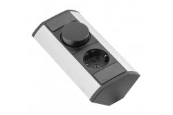 MINI hoekverlengstuk met CCT-regelaar en schuko-stopcontact 230V 16A