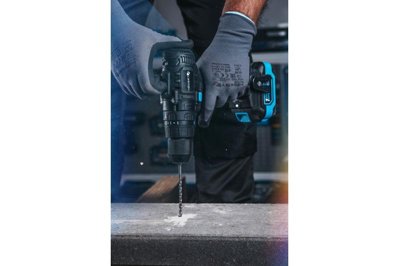 Högert Cordless Hammer Drill 18V for Brick, Stone, Wood, Metal