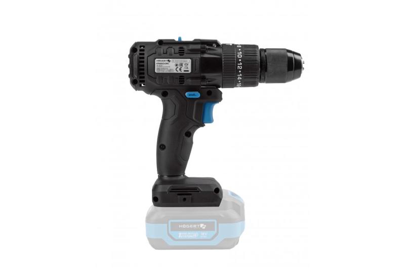 Högert Cordless Brushless Hammer Drill 18V for Brick, Stone, Wood, Metal, and Plastic