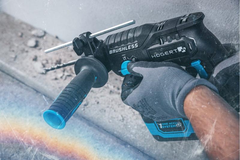 HÖGERT accuboormachineset, 18V, OneAccuSystem, met accu, oplader in koffer