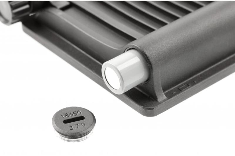 Solar floodlight LUMOS II, LED, 2000lm, 6400K, 2600mAh replaceable, IP65, black