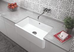 Ausmann Ceramic Mira Ceramic White Sink - Undermount and Drop-in 795 x 460 mm 1208970515