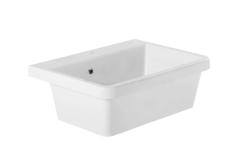 Ausmann Ceramic Frost Ceramic White Sink - Countertop 660 x 506 mm with Tap Hole Platform 1208970517