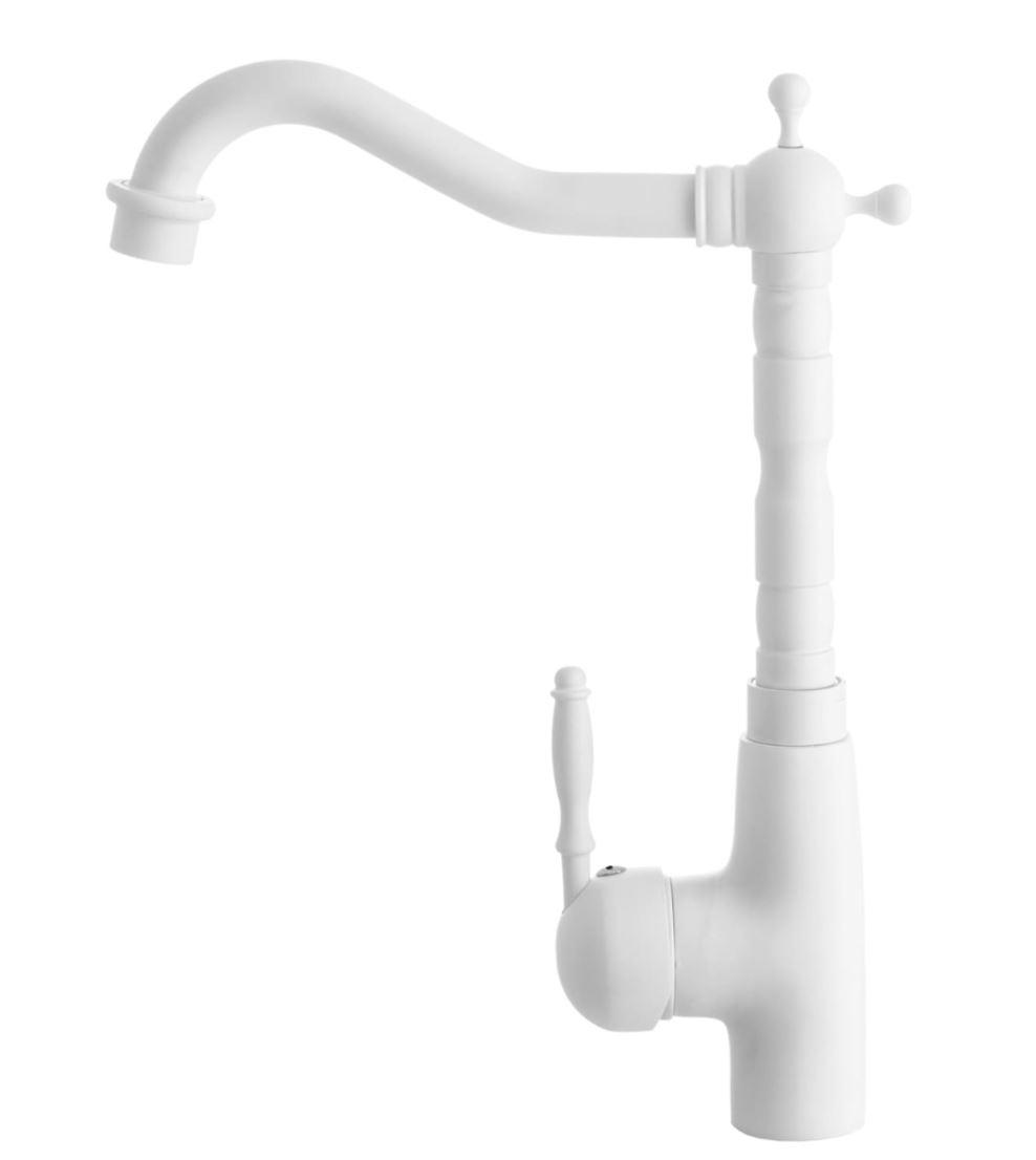 Graniteland Verve classic nostalgic kitchen faucet white 1208970653