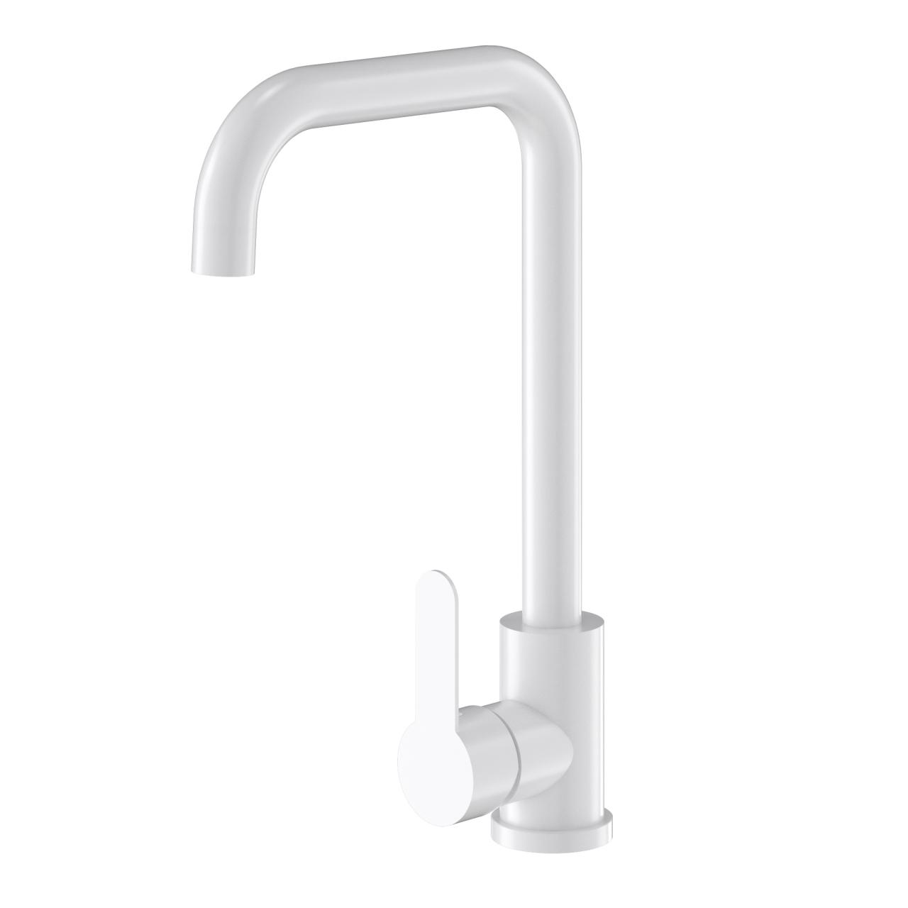 Graniteland Stellar Kitchen Faucet White with Swivel Spout 1208970668