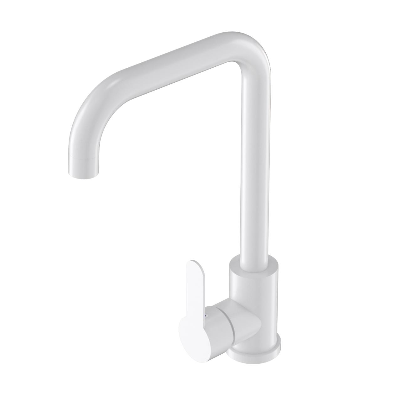 Graniteland Stellar Kitchen Faucet White with Swivel Spout 1208970668