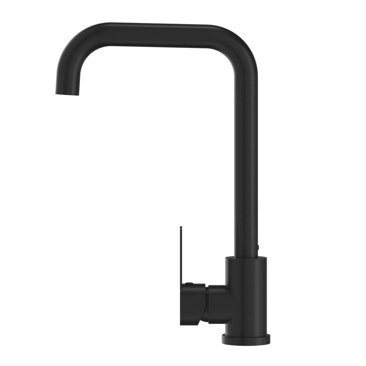 Graniteland Stellar Kitchen Faucet Black with Swivel Spout 1208970671