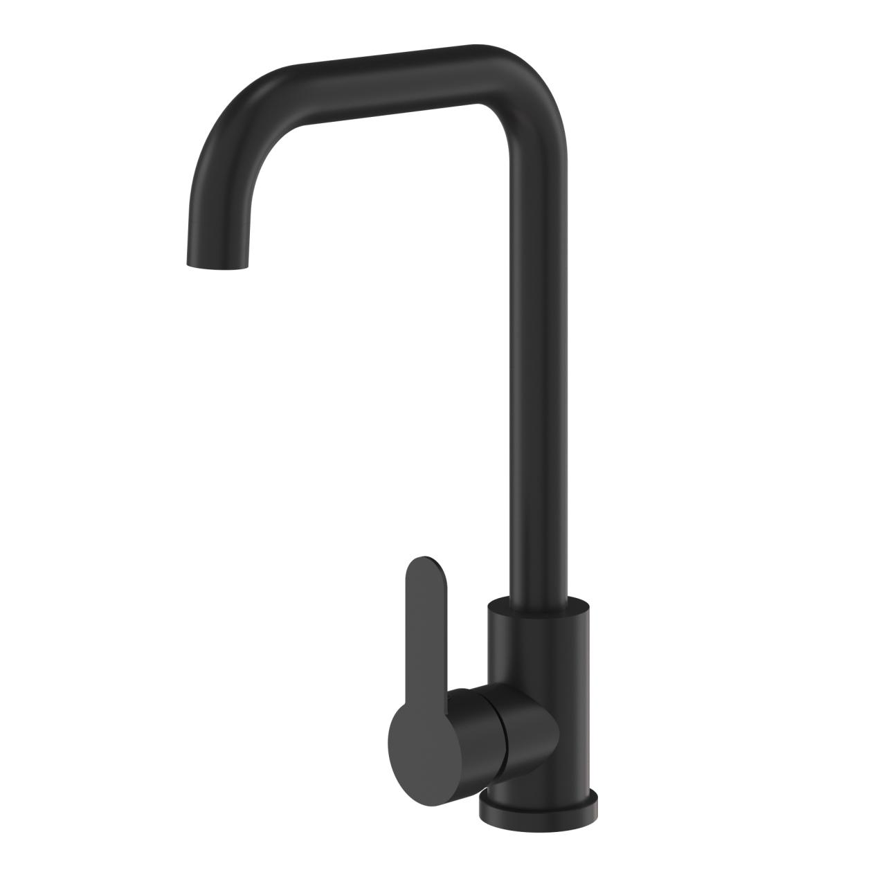 Graniteland Stellar Kitchen Faucet Black with Swivel Spout 1208970671