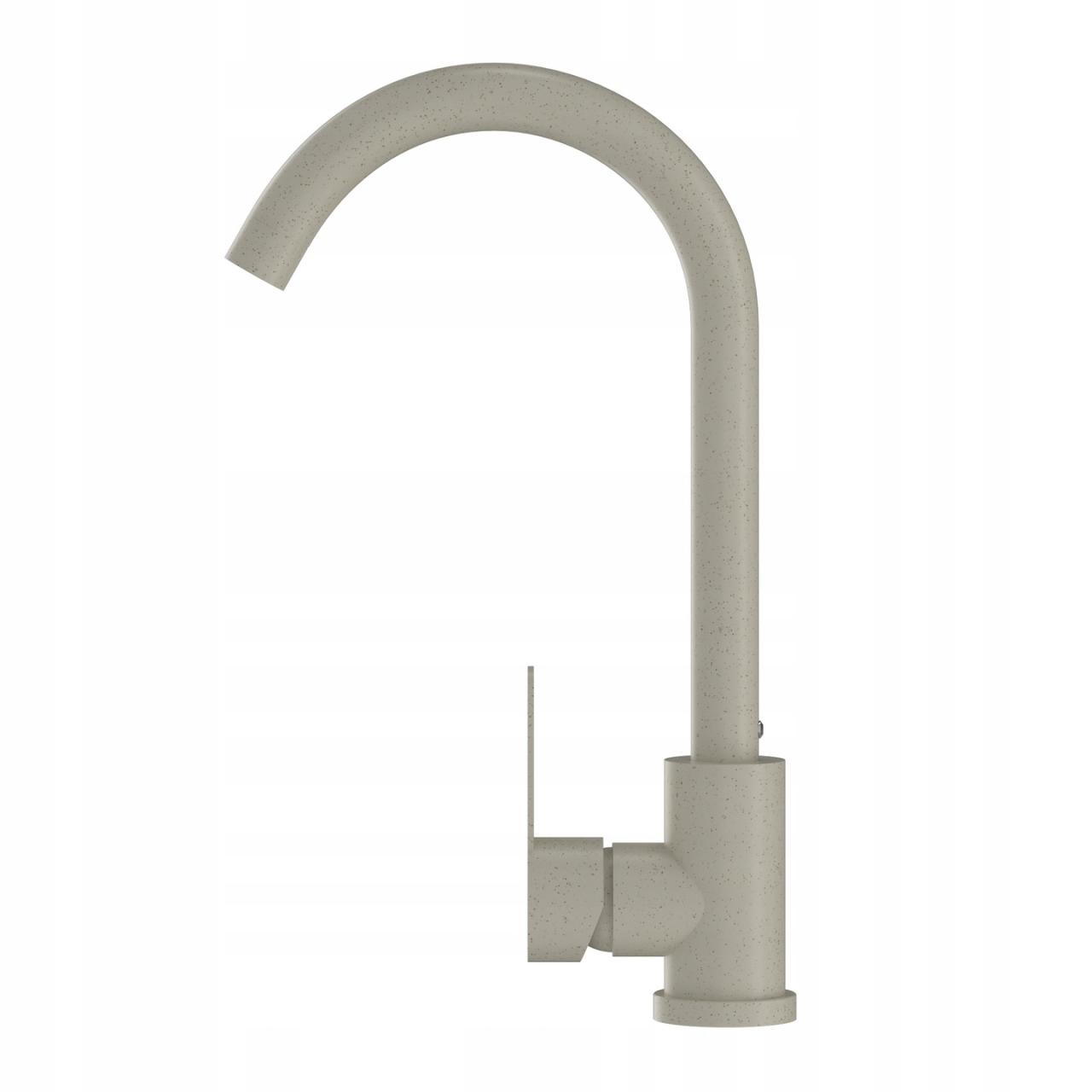 Graniteland Veritas Kitchen Mixer Tap Beige Sand with Swivel Spout 1208970679