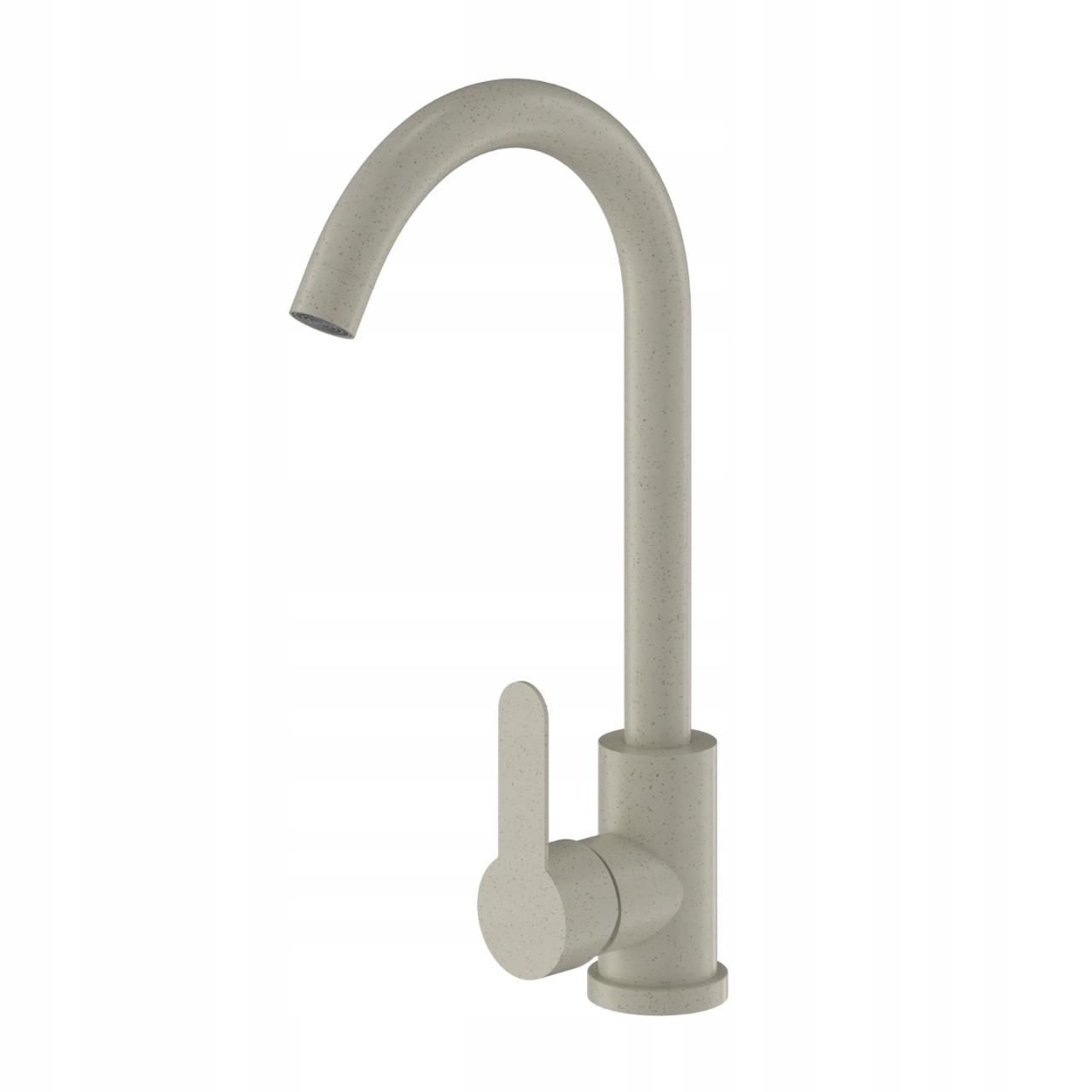 Graniteland Veritas Kitchen Mixer Tap Beige Sand with Swivel Spout 1208970679