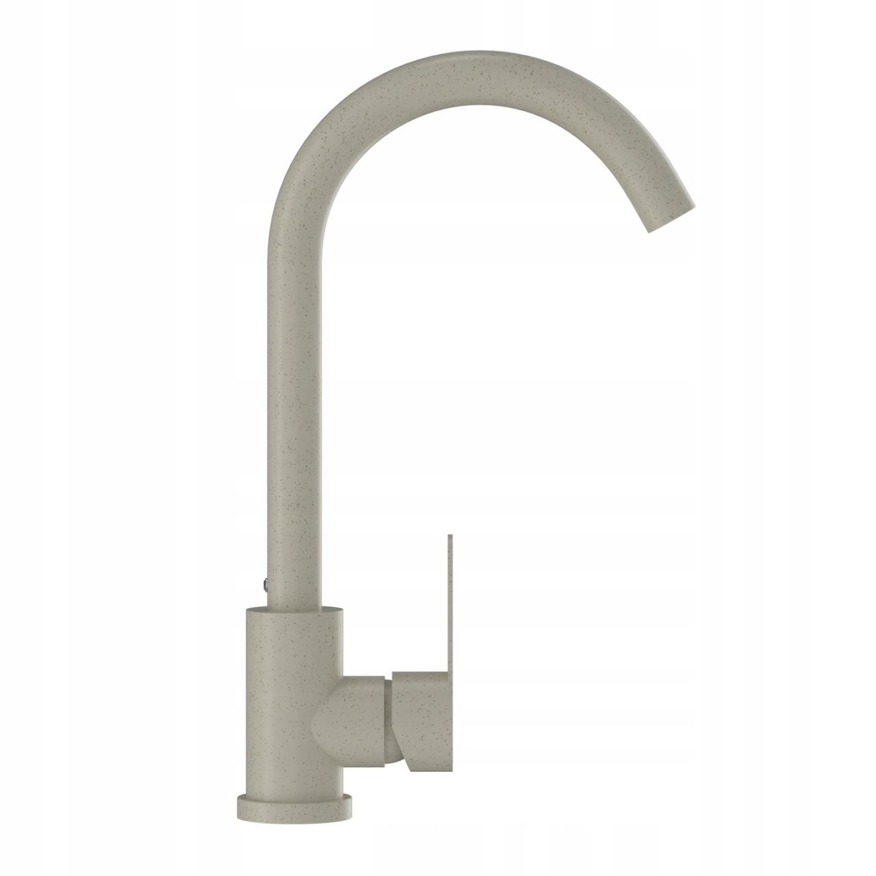 Graniteland Veritas Kitchen Mixer Tap Beige Sand with Swivel Spout 1208970679