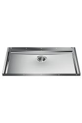 Foster Phantom Base Stainless Steel Bottom Plate Worktop Sink 71x40cm for Built-in Installation in Ceramic, Natural Stone, and Solid Surface with a Thickness of 20mm 1208970694