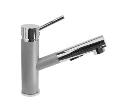 Graniteland Ceres Kitchen Mixer Tap Grey with Pull-Out Spout and Dual-Function Hand Shower 1208970710