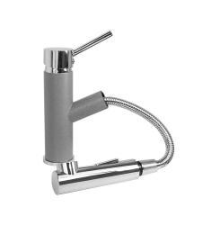 Graniteland Ceres Kitchen Mixer Tap Grey with Pull-Out Spout and Dual-Function Hand Shower 1208970710