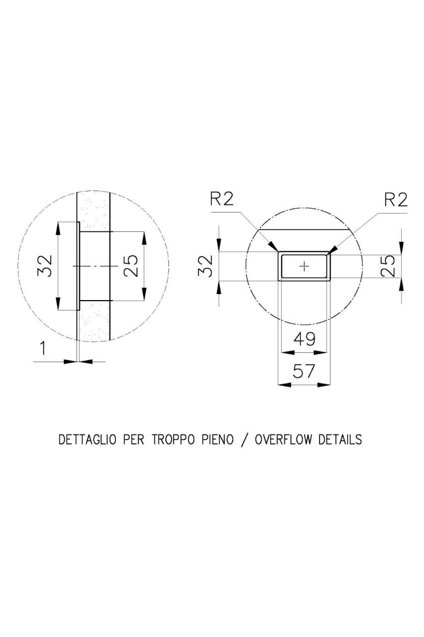 Translate the following text to English: Foster Phantom Base Stainless Steel Worktop Sink 50x40cm for Installation in Ceramic, Natural Stone, and Solid Surface with a thickness of 20mm 120897