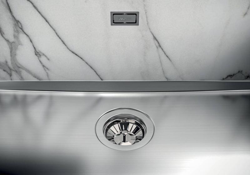 Foster Phantom Base Stainless Steel Base Plate Worktop Sink 71x40cm for Installation in Ceramic, Natural Stone, and Solid Surface, thickness 12mm 1208970721