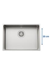 Foster L35 Special 35cm long Stainless Steel Sink 50 x 35 cm Undermount 1208970723