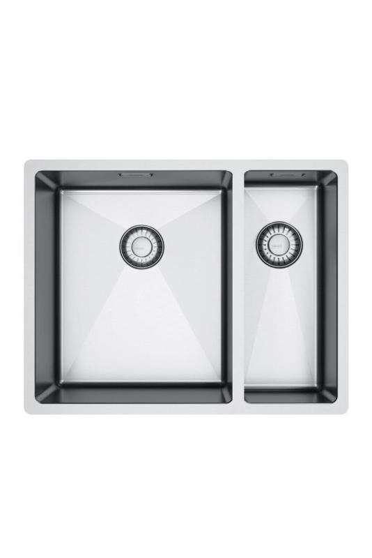 Franke Bolero Plus New R10 B2X 260-34-16 BL 1.5 One and a half Stainless Steel Sink Flat mount, undermount and top mount 56x45 cm 127.0733.339