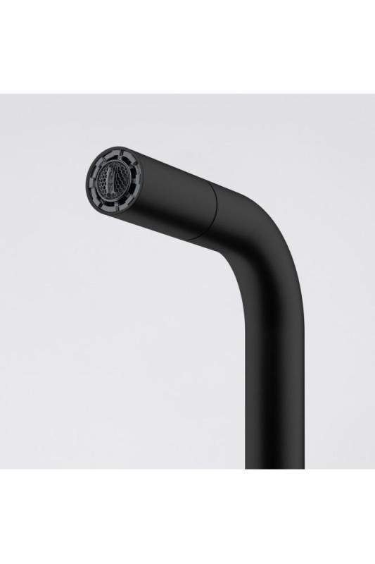 Franke Lina U Kitchen Faucet Black Retractable Spout 115.0728.477