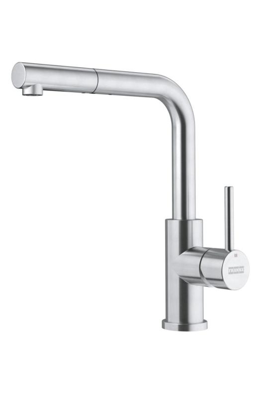 Franke Smart Glenda Kitchen Faucet Stainless Steel Retractable Spout 115.0706.986