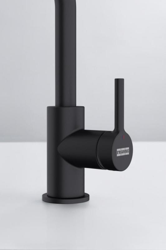 Franke Lina L Kitchen Faucet Swivel Spout Onyx 115.0728.478