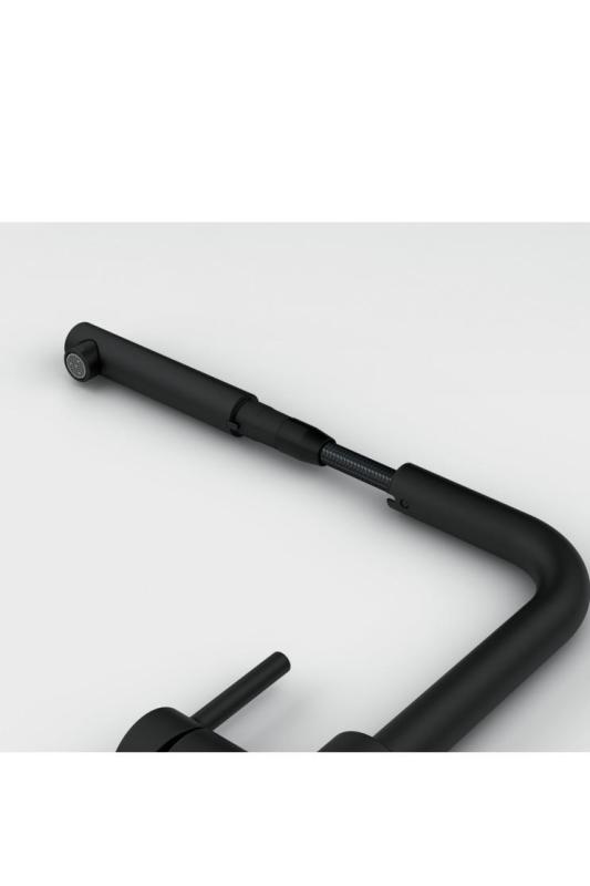 Franke Lina L Kitchen Faucet Coffee Cream with Retractable Spout 115.0728.488