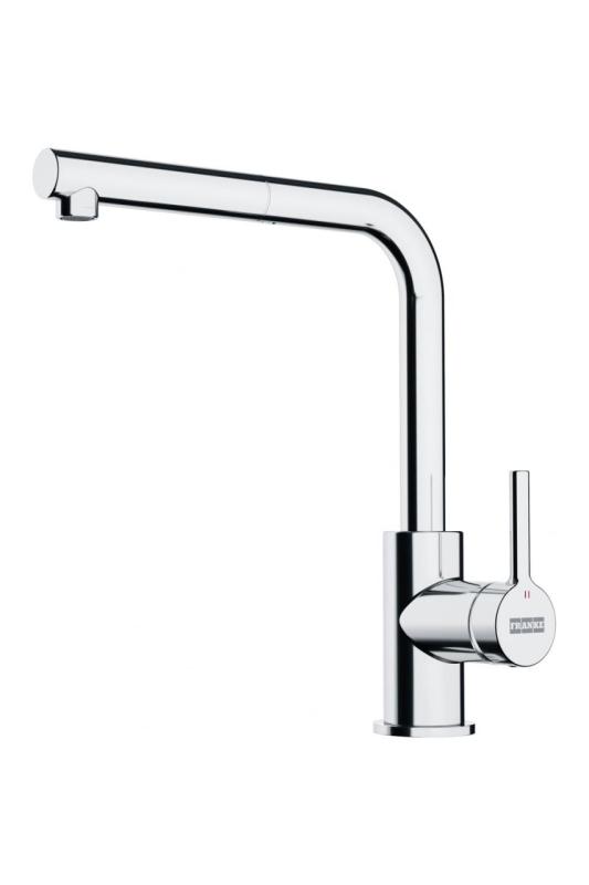 Franke Lina L Kitchen Faucet Chrome with Retractable Spout 115.0712.420