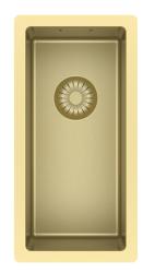 Pure.Sink Exclusive small Gold sink 18x40 cm 10mm radius undermount, flush mount and top mount PEX1840-60
