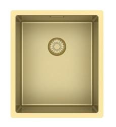 Pure.Sink Exclusive Gold sink 34x40 cm 10mm radius undermount, flush mount and top mount PEX3440-60