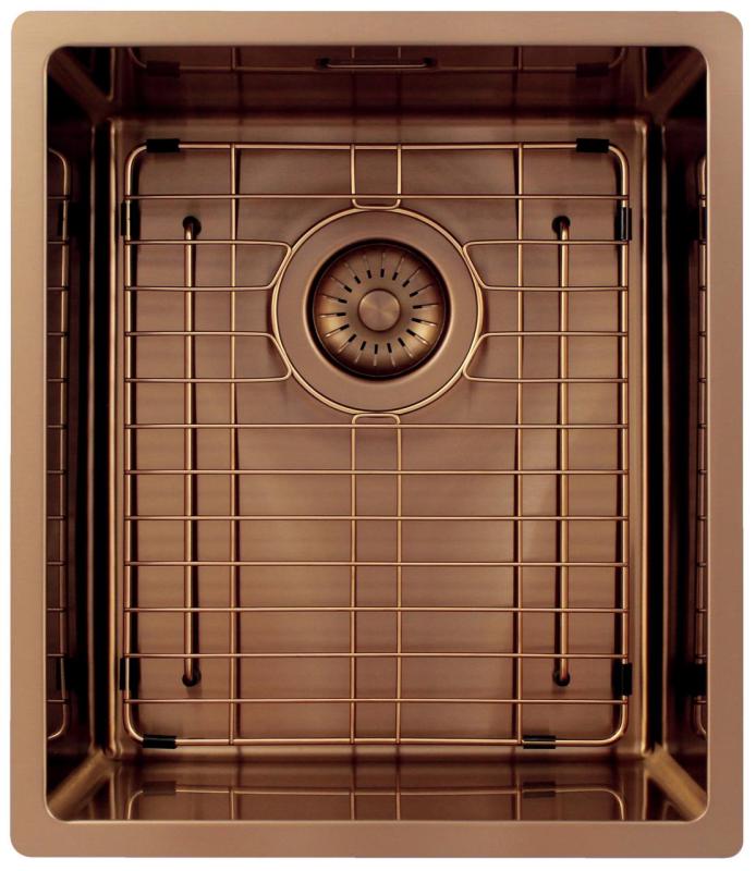 Pure.Sink Exclusivo Copper Sink 34x40 cm 10mm radius undermount, flush mount and top mount PEX3440-62