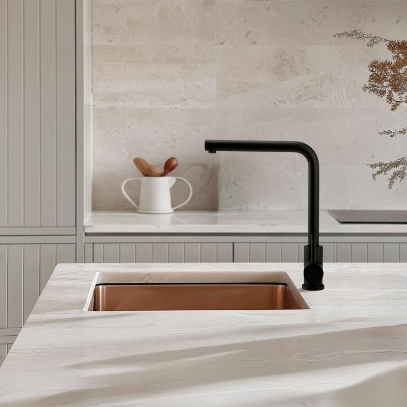 Pure.Sink Exclusivo Copper Sink 34x40 cm 10mm radius undermount, flush mount and top mount PEX3440-62